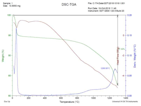 DSC-TGA(활성탄)