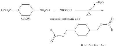 CHDM과 지방족 카르복실산 반응을 통한 에스터 합성
