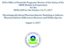 EPA 보고서-살생물제 활성성분의 종간 종내 독성동태의 차이를 해결하기 위한 PBPK/PBTK 모델링 관련 전문가 모임 보고서
