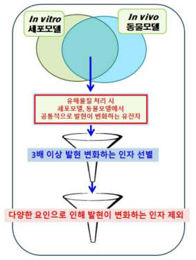 생체 지표 제시 모식도