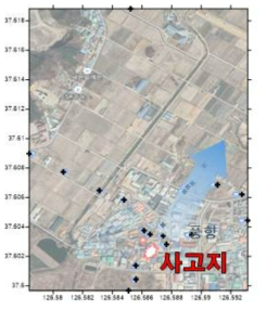 샘플리 지역 위성사진