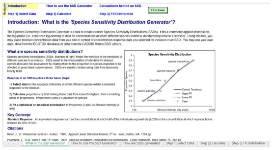 미국 EPA 엑셀 기반의 SSD Generator Version 1