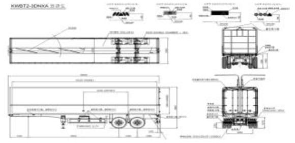 트레일러&윙바디 설계도면