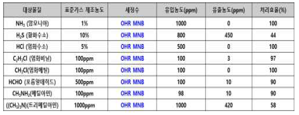 OH 라디칼 오존 마이크로 나노버블 흡수산화 성능테스트