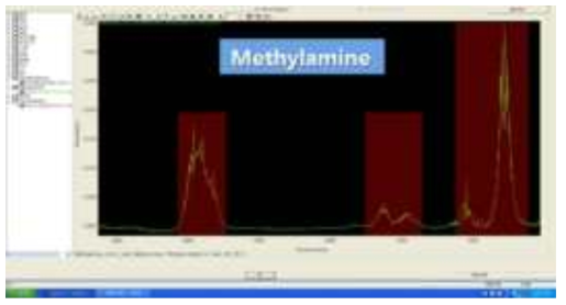 메틸아민의 IR 스펙트럼(라이브러리)