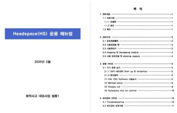 HS 운영 매뉴얼 예시
