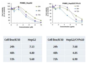 PHMG-P의 HepG2 세포에 대한 세포독성