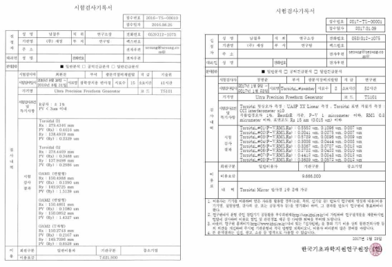 가스셀 시험 검사