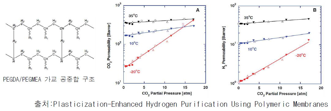 PEGDA/PEGMEA 가교 공중합 고분자의 CO2 투과도 개선