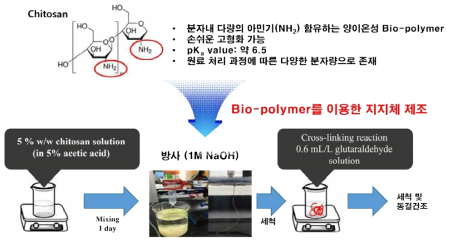 생체 고분자 물질(키토산)을 이용한 친환경 생물 소재 제조