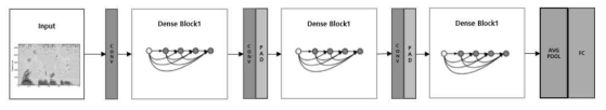 DenseNet architecture