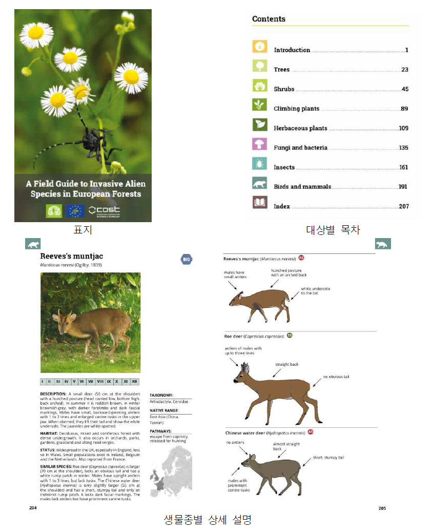 A Field Guide to Invasive Alien Species in European Forests * 출처 : COST. 2019