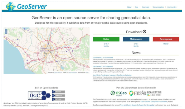 GeoServer를 활용한 공간정보 서비스 플랫폼 구축