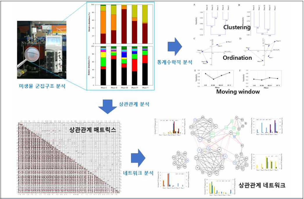 소화조 미생물 군집구조와 공정효율 및 운전인자 간 상관관계 분석