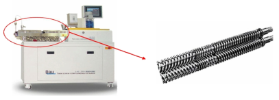 이축압출기 및 스크류
