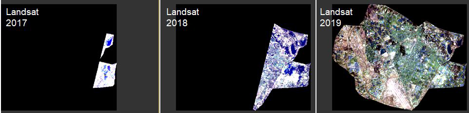 Landsat 8 2017 – 2019 영상