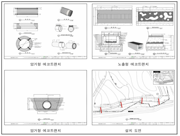 에코트랜치 시제품 도면