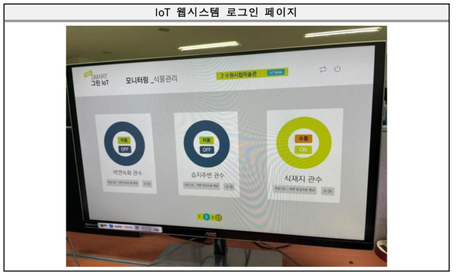 IoT 웹시스템 로그인 페이지