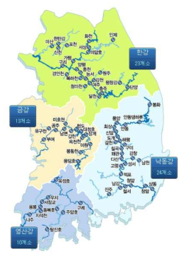 전국 수질자동측정망 (http://www.koreawqi.go.kr)