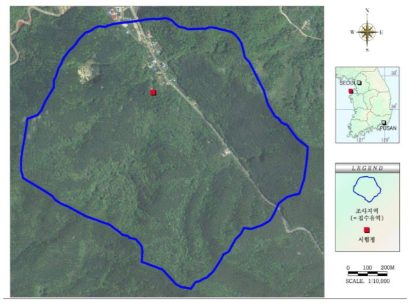 조사지역 위치도