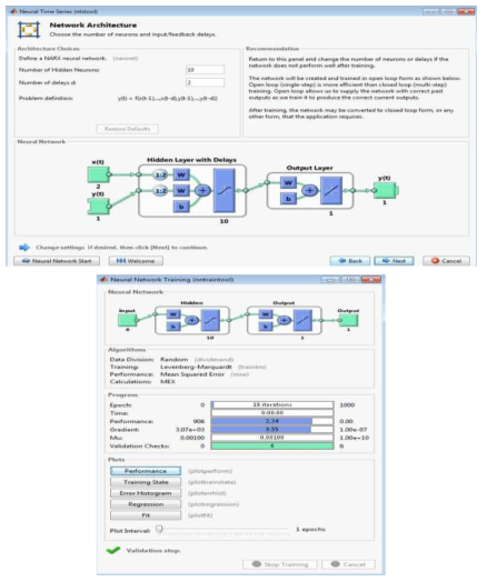 Matlab ANN 툴 화면