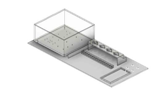 테스트지그 설계도 3D