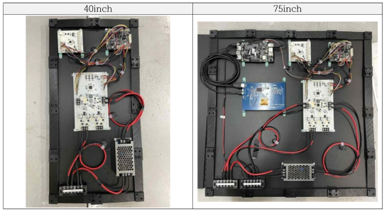 안내시스템 프레임 제작(40inch, 75inch)