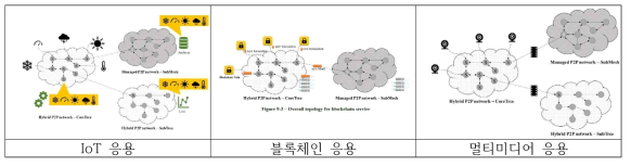 하이브리드 P2P 네트워크의 대상 응용