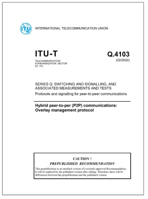 ITU-T Q.4103 표준 문서