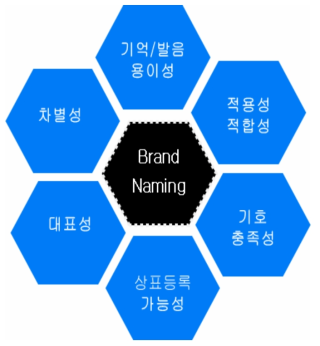 브랜드 네임 개발 기준