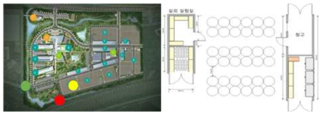 환경산업연구단지 및 모의생태계 시설 도면