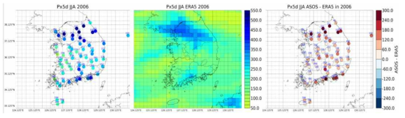 Greatest 5-day total rainfall