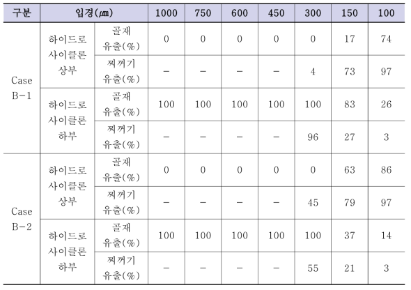 Case B-1 및 Case B-2 조건에 대한 CFD 해석 결과