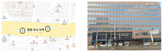 중앙차로 현장조사 지역 (구리)