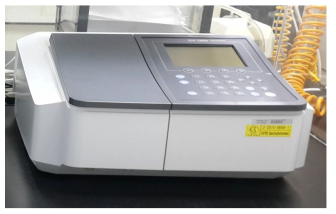암모니아 분석기기 UV-Vis Spectro photometer (UV-1800, Shimadzu)
