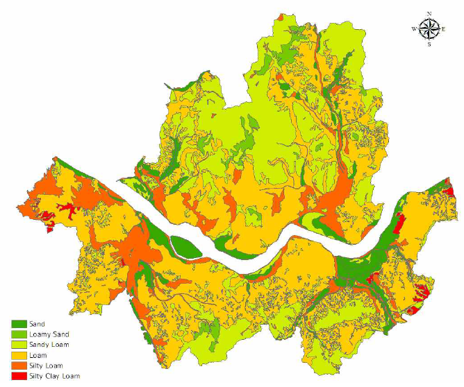 서울시 토양도