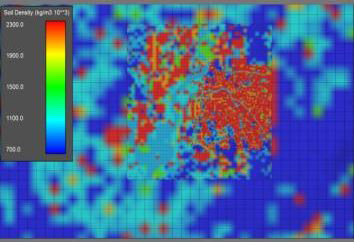 case1 soil density 분포