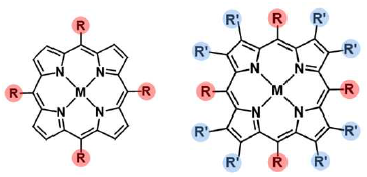Modification이 가능한 포피린 리간드