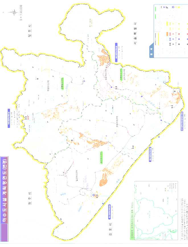 가 시 하수도시설 평면도