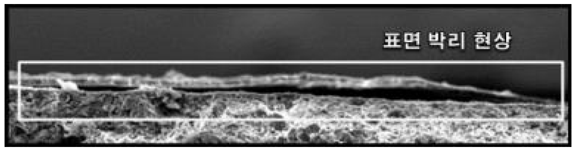 Ceramic Microfilter 표면 박리 현상