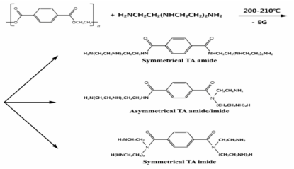 Route of PET Aminolysis