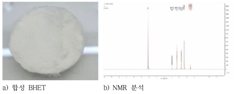 합성 BHET와 NMR 분석