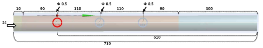 CFD Domain of Nozzle mixer