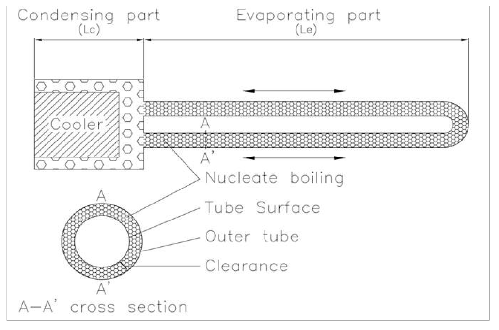 Schematic diagram of BJLHP