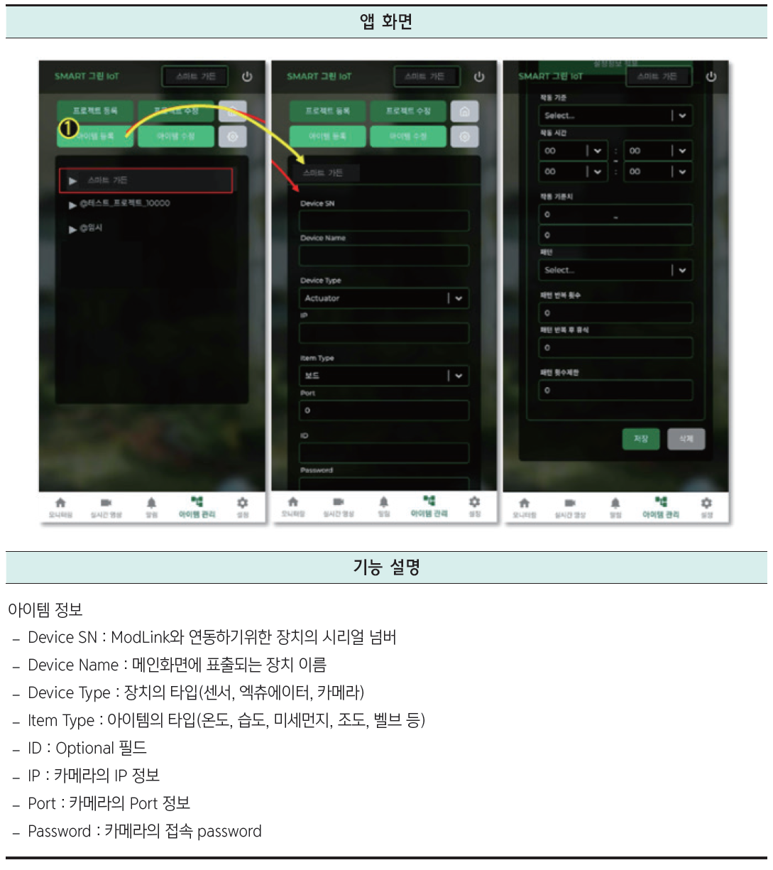 스마트 가든 IoT 앱 – 7. 아이템 등록