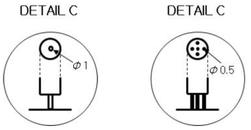 초임계 용매 Injector 분사구 상세