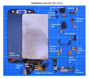 Teardown of cellular phone