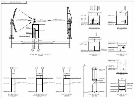 On-Site Plot Plan 상세 측면도