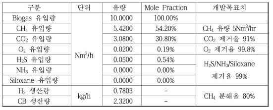 실증설비 현장 설치 완료된 공정 기준