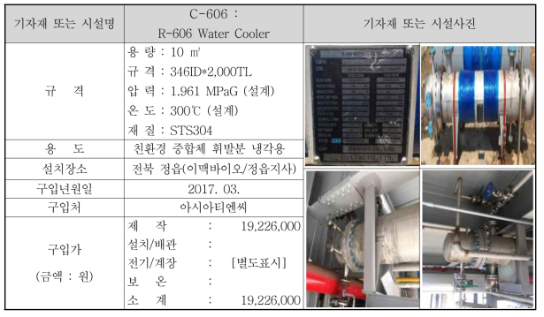 C-622 : R-606 Water Cooler